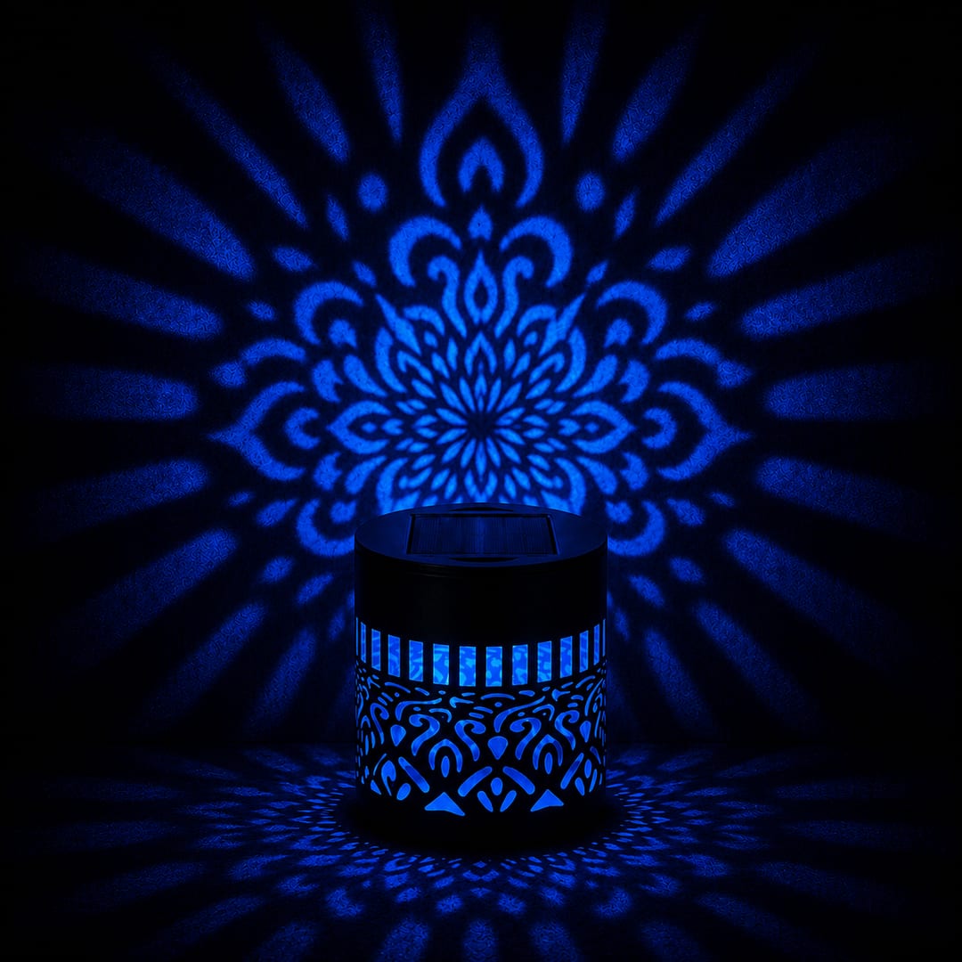 Blue colour, Aura Mandala light