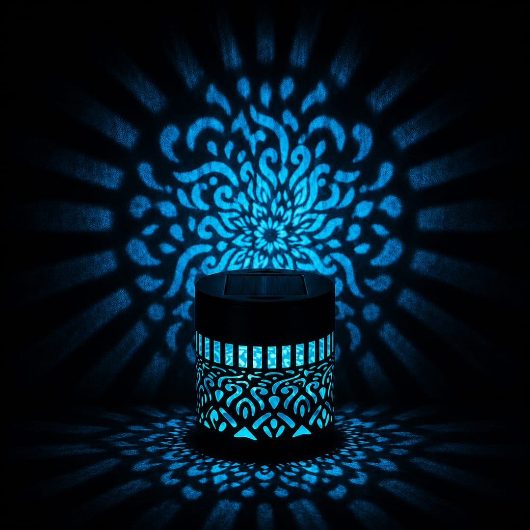 Cyan colour, Aura Mandala light