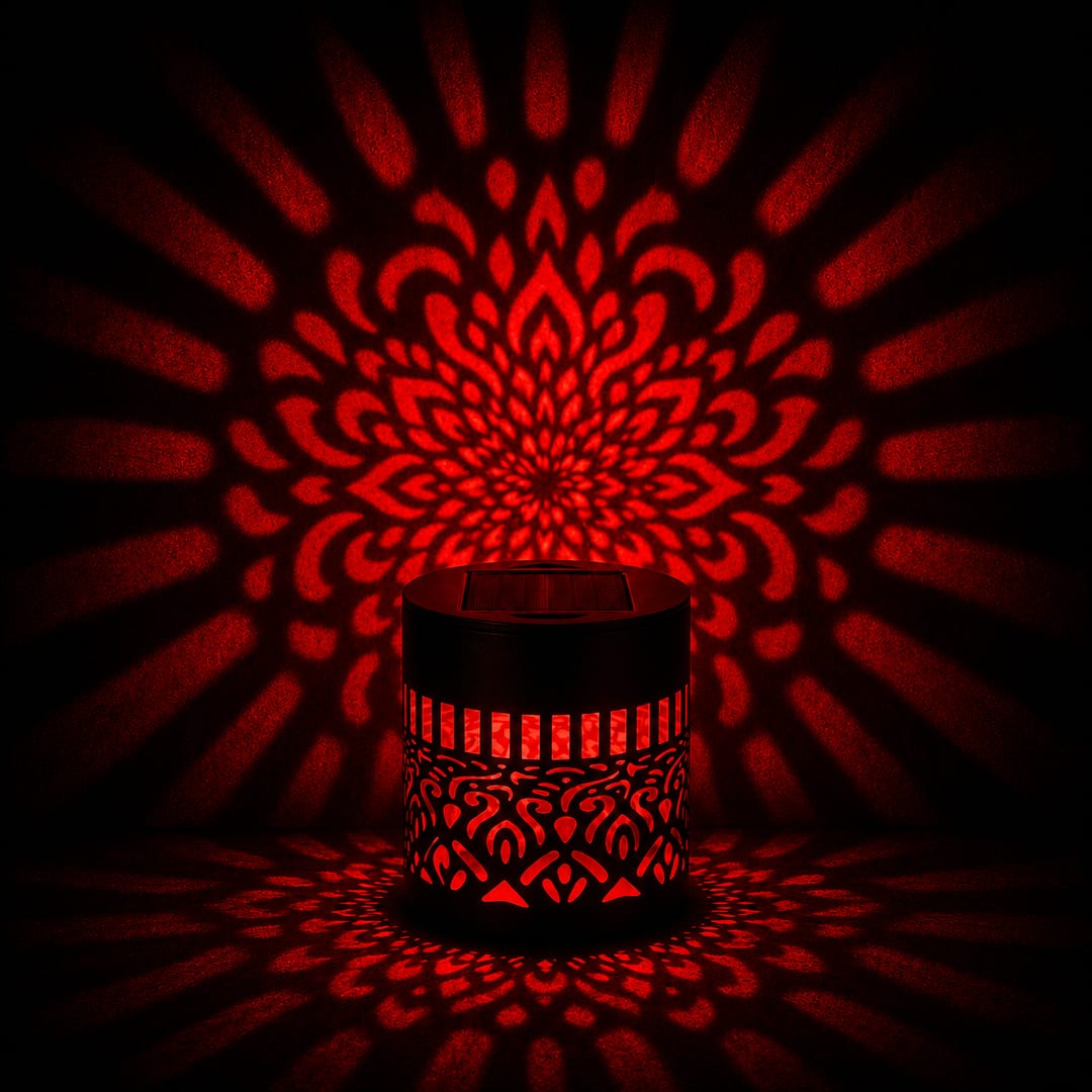 Red colour, Aura Mandala light