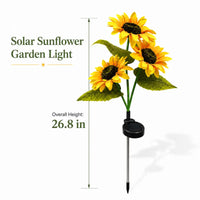 Solar Sunflower Light