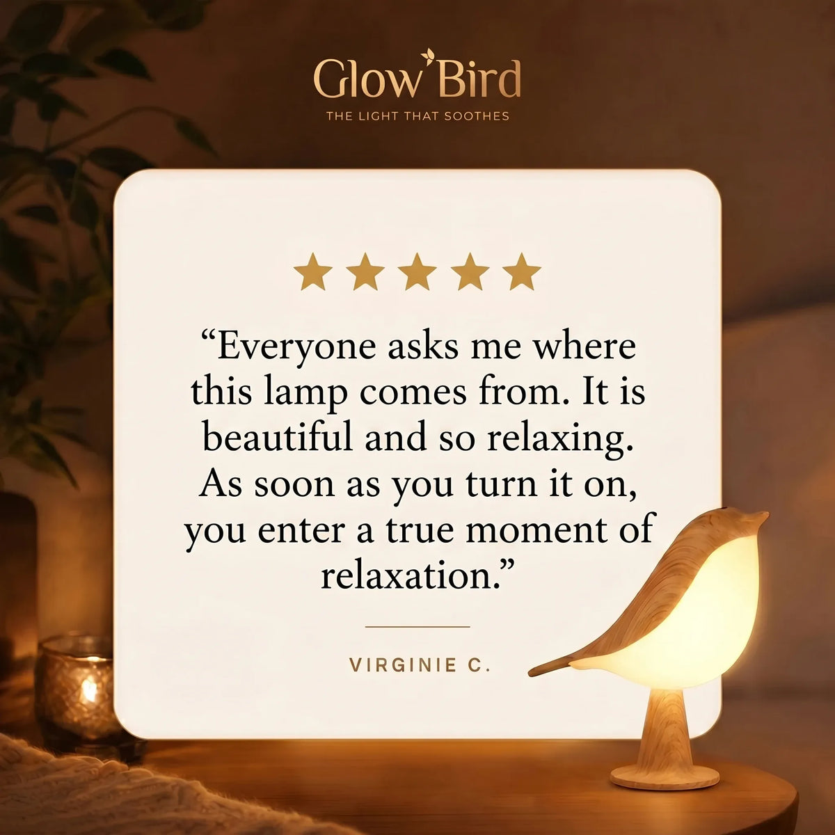 Glow Bird Lamp