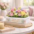 SajaaDo White Book Planter Pot