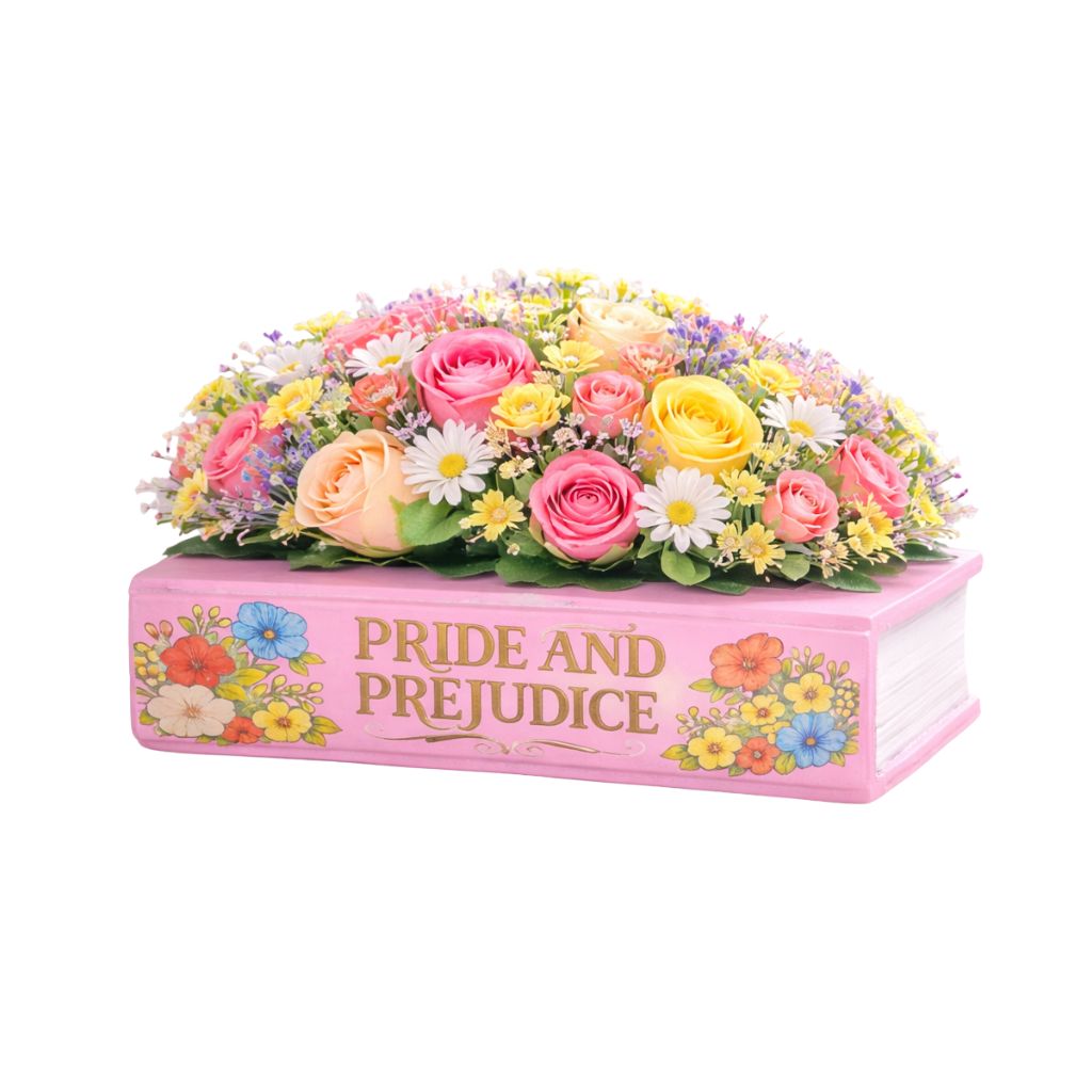 SajaaDo Bubblegum Pink Book Planter Pot