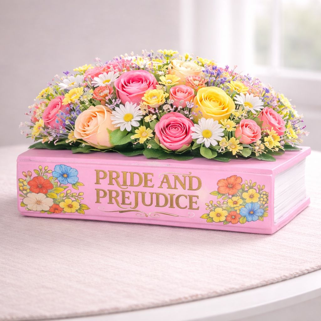 SajaaDo Bubblegum Pink Book Planter Pot
