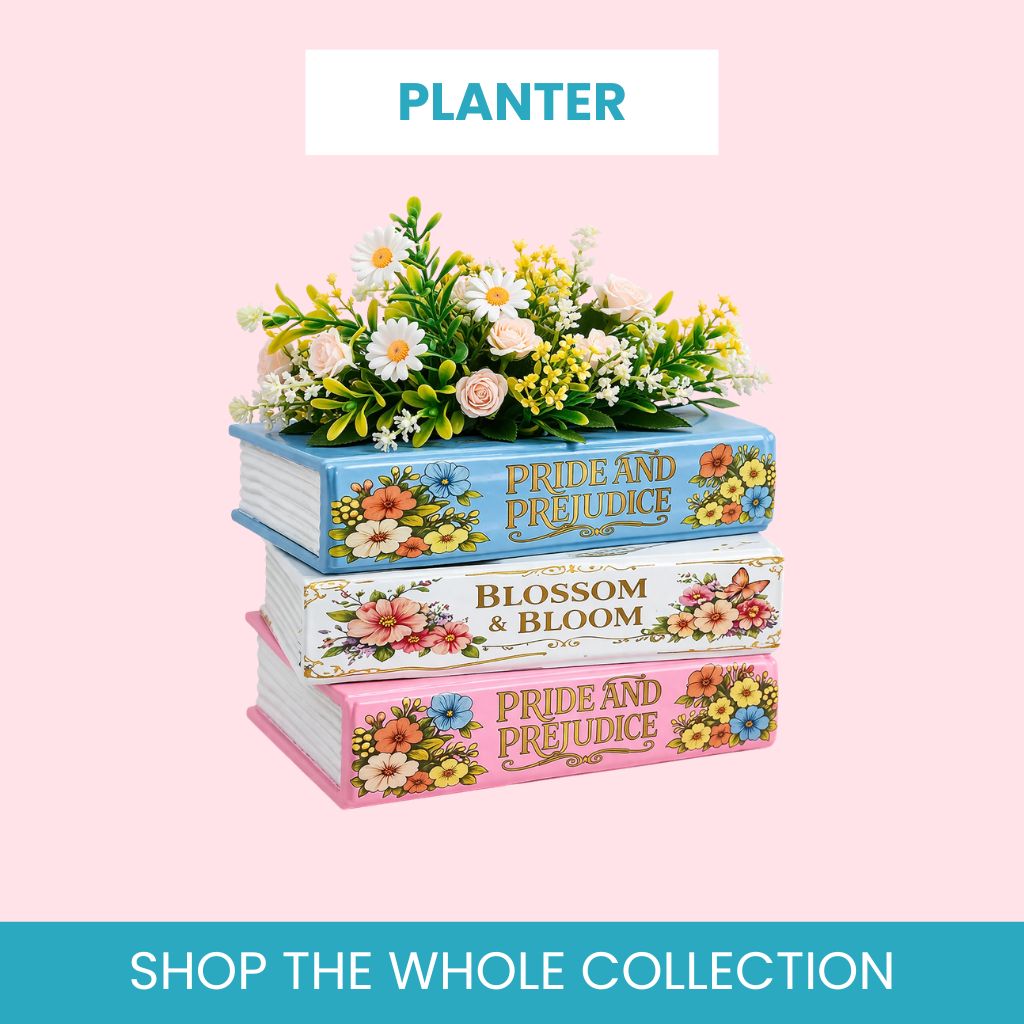 SajaaDo Book Planter Pot Bubblegum Set