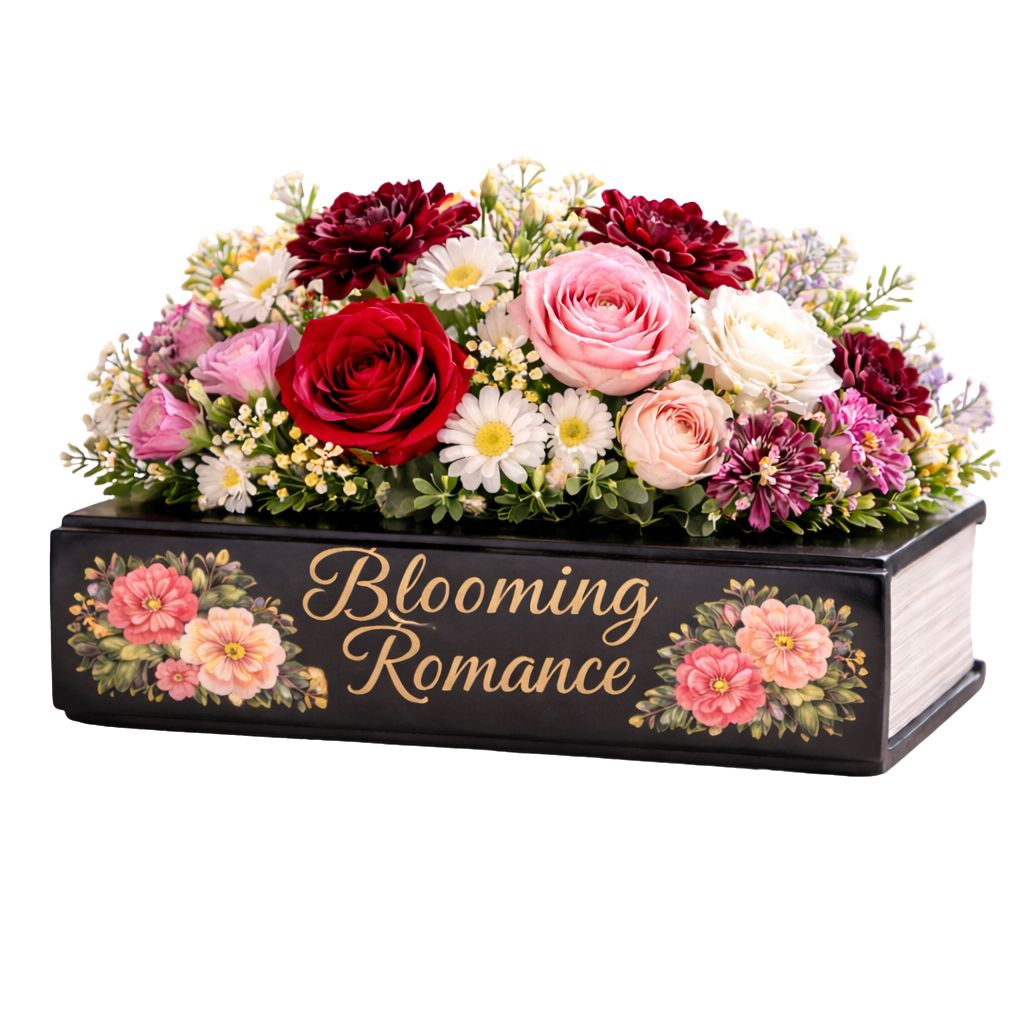 SajaaDo Black Book Planter Pot