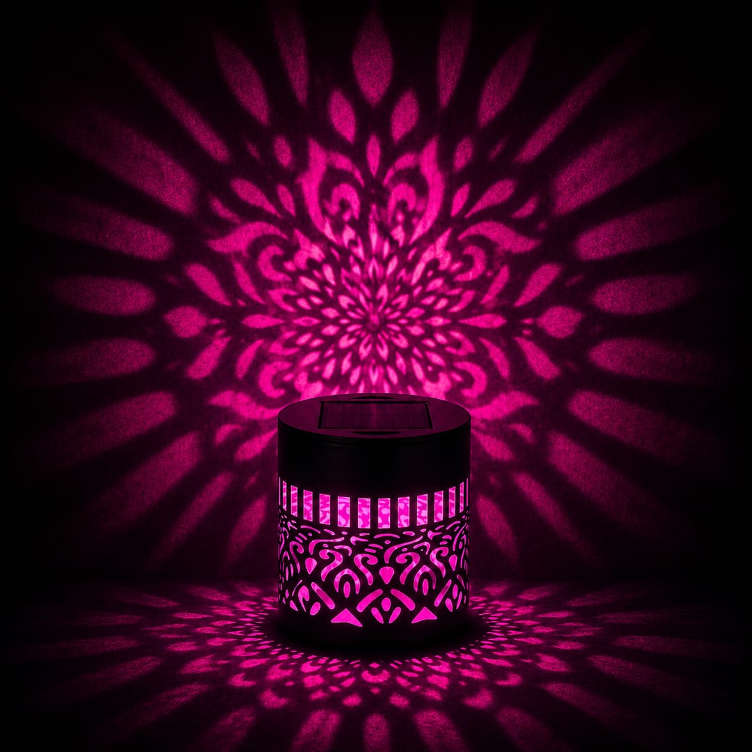 Magenta colour, Aura Mandala light